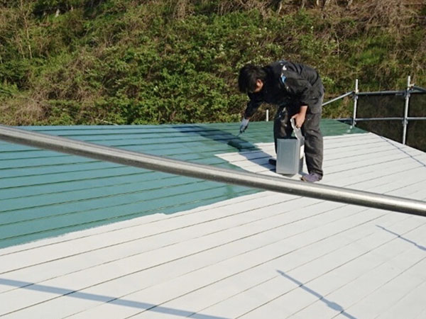 教育された職人による施工